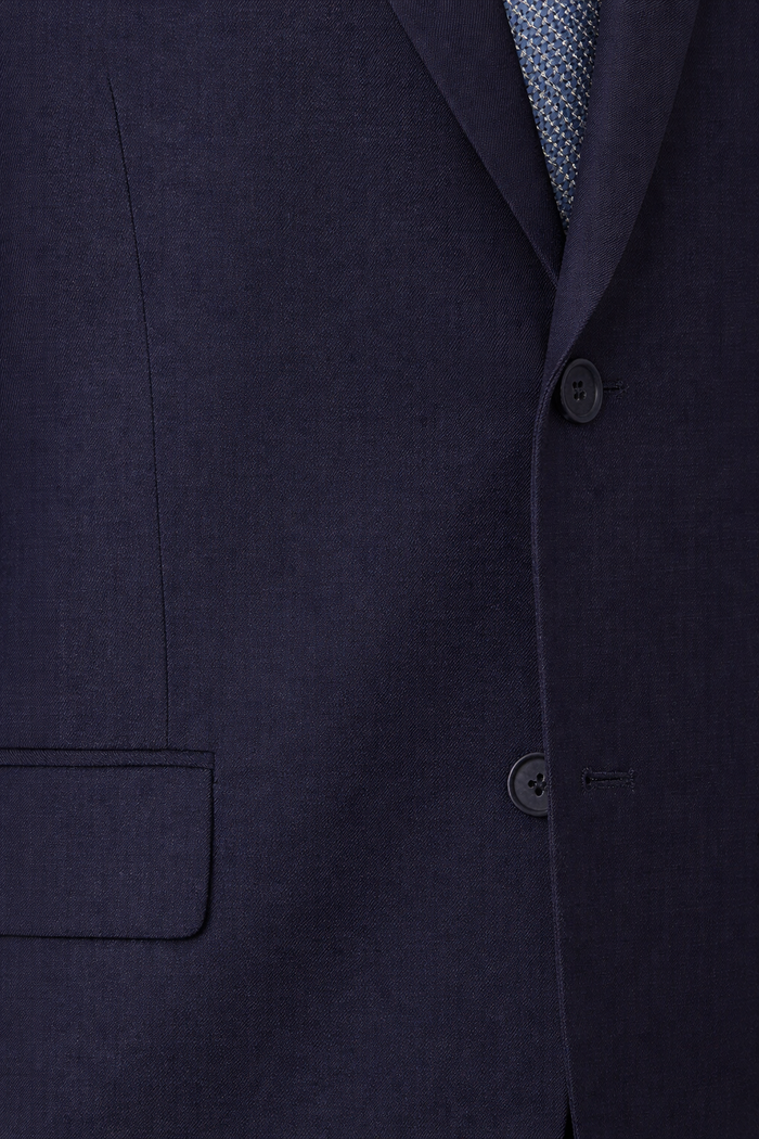 Raphael Classic Fit Solid Navy Blue Two Button Wool-touch Suit - The Suit Depot