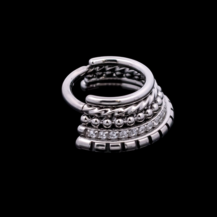 Raze - Hinged Ring - Khrysos Jewelry
