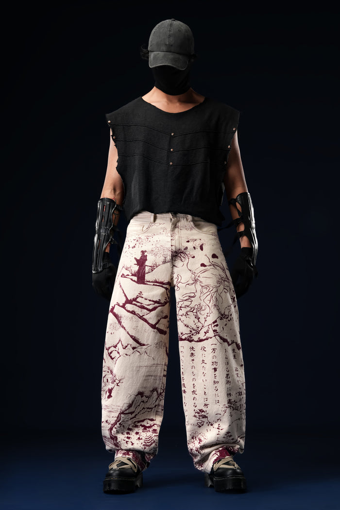 Rikai Jinsei Denim Pants