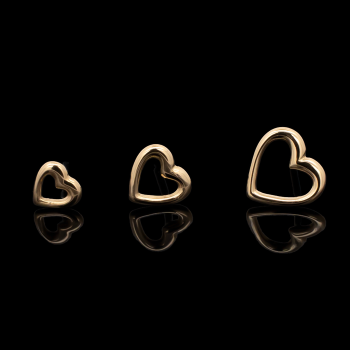 Riley - 18kt Gold Threadless End - Khrysos Jewelry
