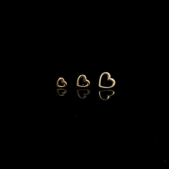 Riley - 18kt Gold Threadless End - Khrysos Jewelry