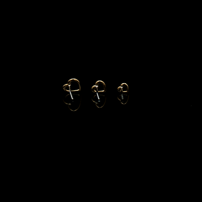 Riley - 18kt Gold Threadless End - Khrysos Jewelry