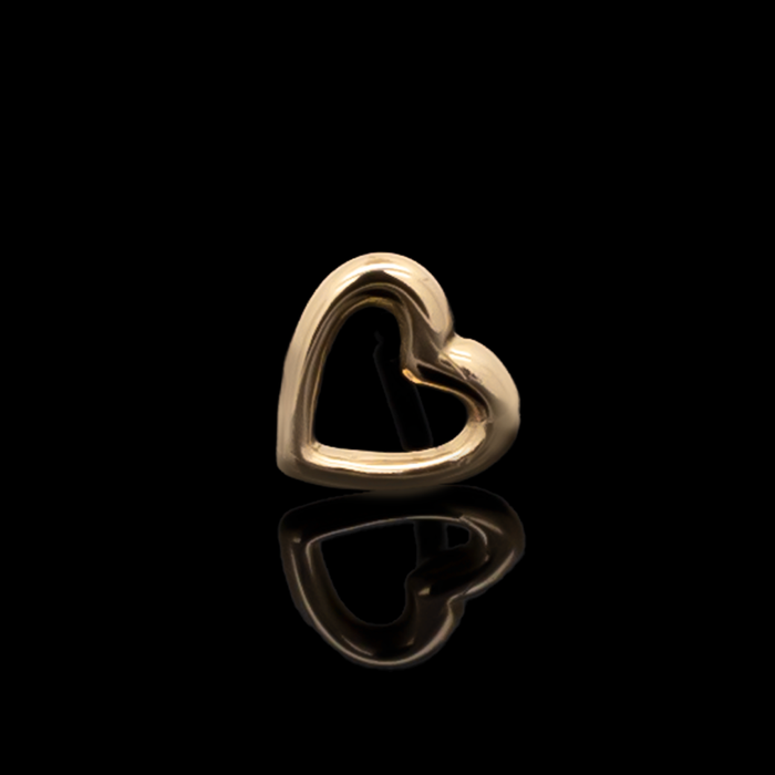 Riley - 18kt Gold Threadless End - Khrysos Jewelry