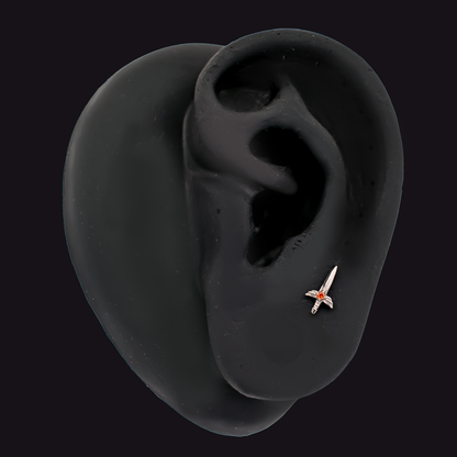 Sable - Titanium Threadless End - Khrysos Jewelry
