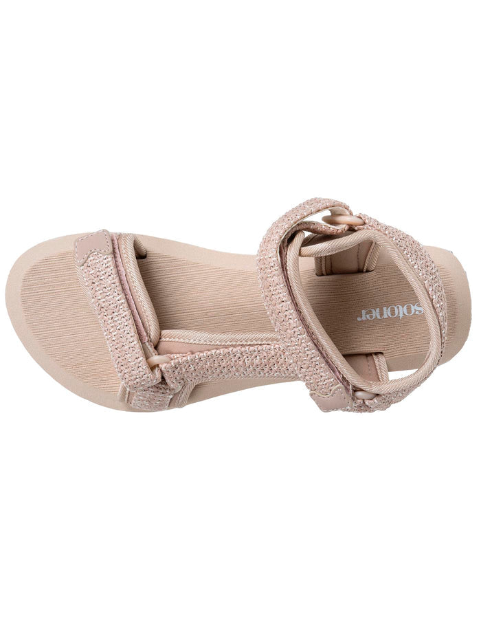 Sandales Femme Sport à talon Beige