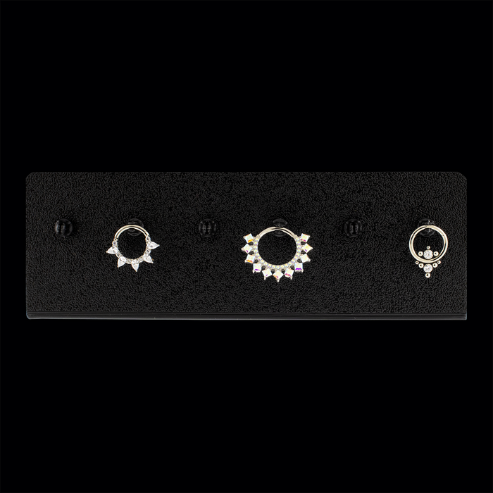Set of 3 L-Bend Jewelry Displays – Clips - Khrysos Jewelry