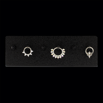 Set of 3 L-Bend Jewelry Displays – Clips - Khrysos Jewelry