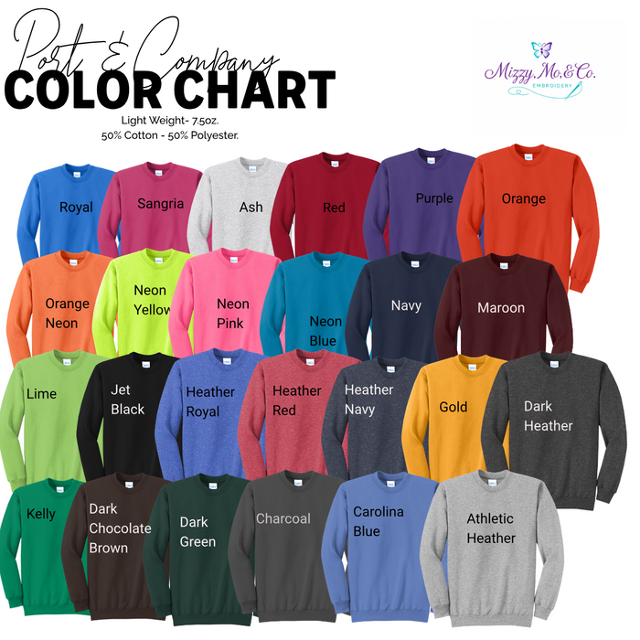 She Doesn't Even Go Here Goose Crewneck Sweatshirt