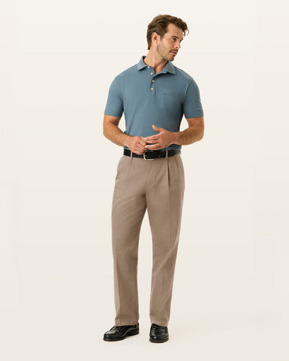 Signature Khakis, Pleated, Relaxed Fit