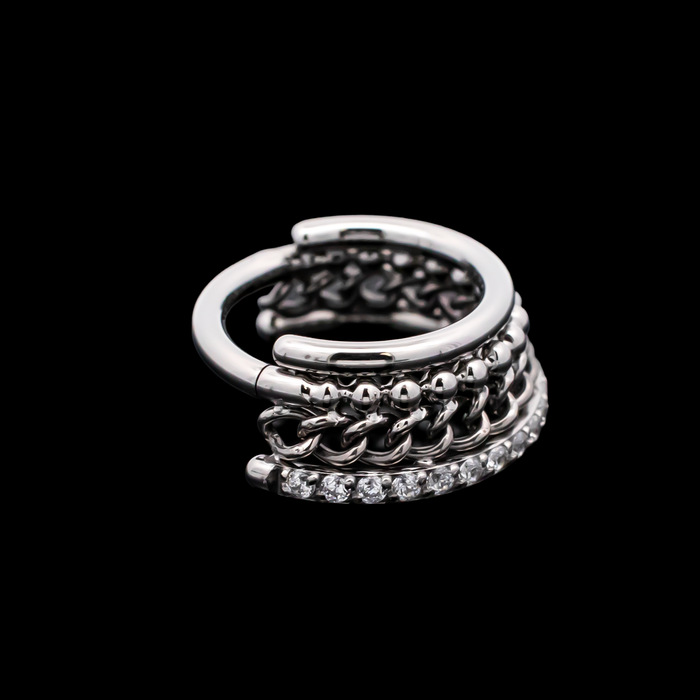 Slade - Hinged Ring - Khrysos Jewelry