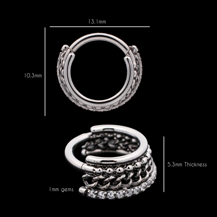 Slade - Hinged Ring - Khrysos Jewelry