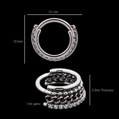 Slade - Hinged Ring - Khrysos Jewelry