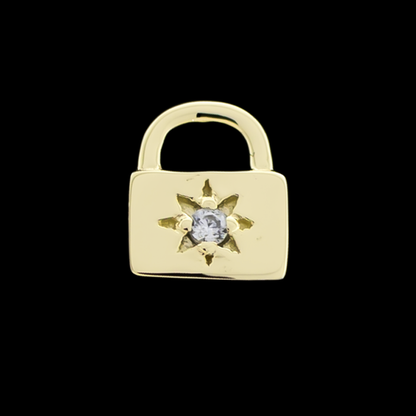 Solange - 14kt Gold Threadless End - Khrysos Jewelry
