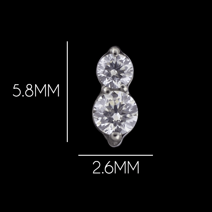 Sophia - 16G Internally Threaded End - Khrysos Jewelry