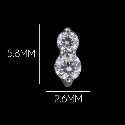 Sophia - 16G Internally Threaded End - Khrysos Jewelry