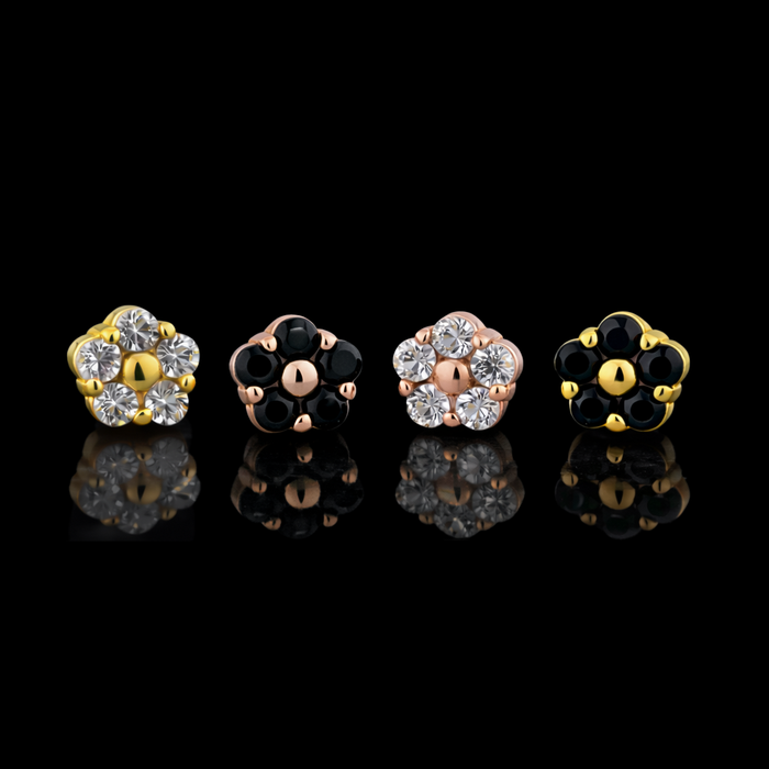 Sorella - 14KT Gold Threadless End - Khrysos Jewelry