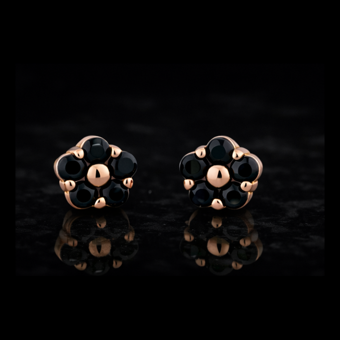 Rose Gold / 3mm / Black