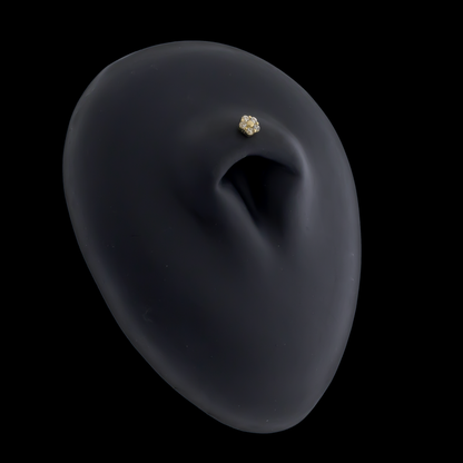 Sorella - 14KT Gold Threadless End - Khrysos Jewelry