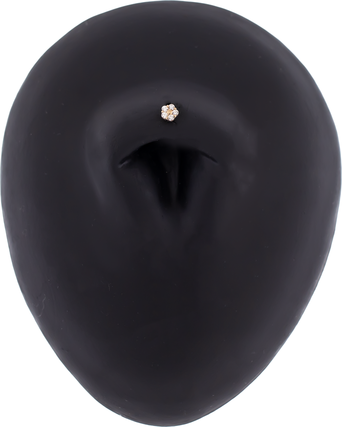 Sorella - 14KT Gold Threadless End - Khrysos Jewelry