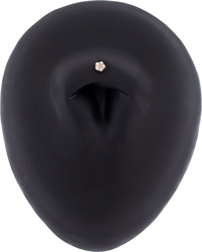 Sorella - 14KT Gold Threadless End - Khrysos Jewelry