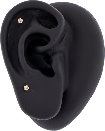 Sorella - 14KT Gold Threadless End - Khrysos Jewelry