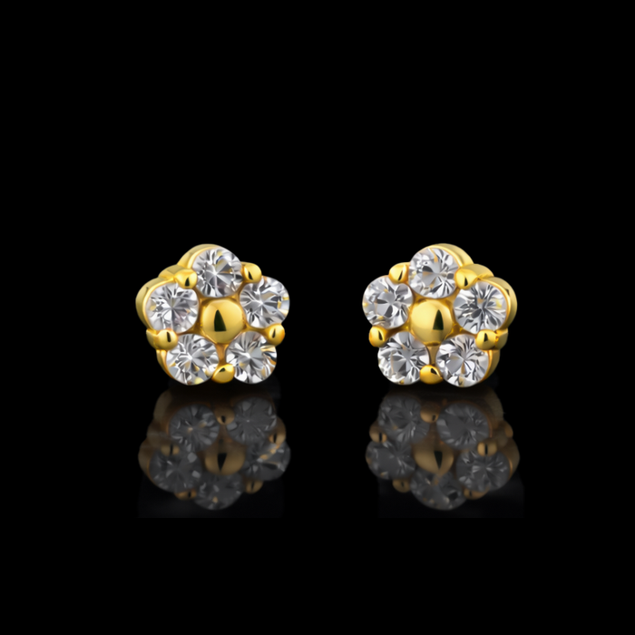 Yellow Gold / 3mm / White