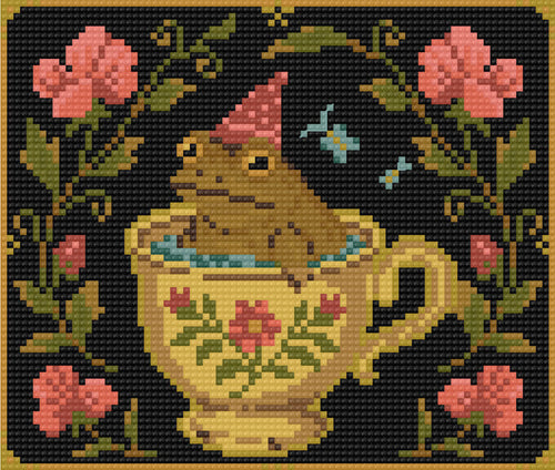 Spa Time | Pixel Charted | Ready To Ship