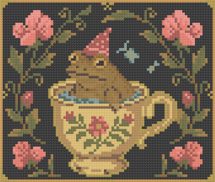 Spa Time | Pixel Charted | Ready To Ship