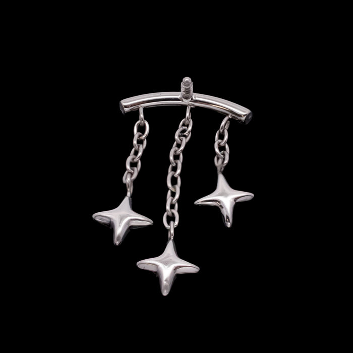 Starla  - 16G Internally Threaded Hidden Helix - Khrysos Jewelry