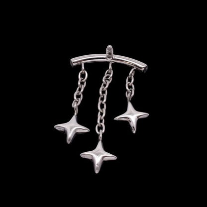 Starla  - 16G Internally Threaded Hidden Helix - Khrysos Jewelry