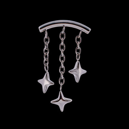 Starla  - Threadless Hidden Helix - Khrysos Jewelry
