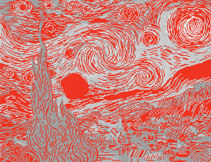 Starry Night | Pixel Charted | Ready to Ship