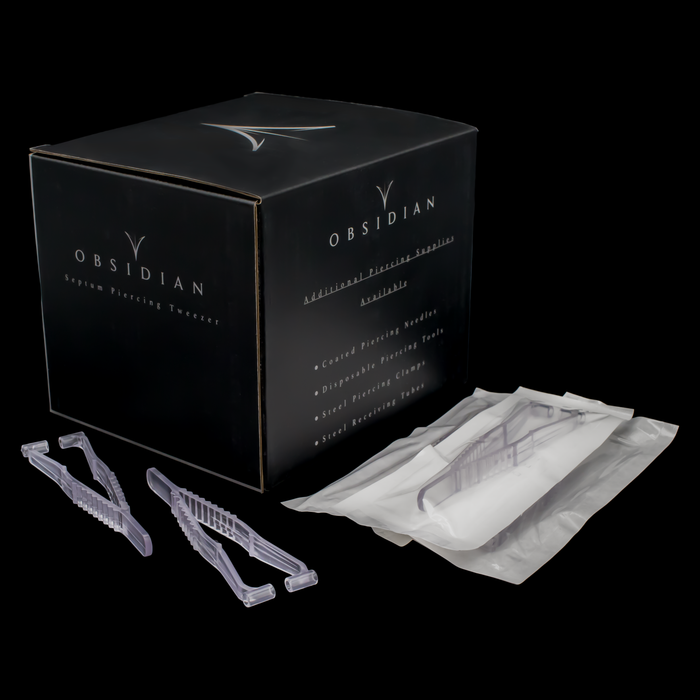 Sterilized Disposable Septum Clamps - Box of 50 - Khrysos Jewelry