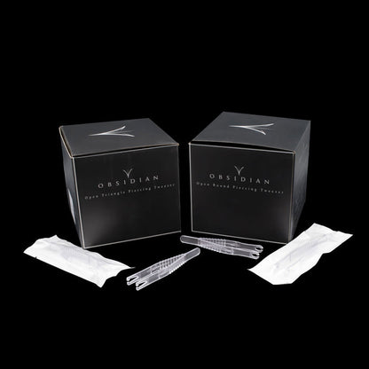 Sterilized Disposable Tweezers - Pro-Studio Box of 50 - Khrysos Jewelry