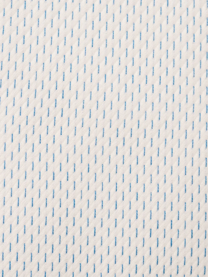 Steven Land Elite Men's Light Blue Textured French Cuff Cotton Dress Shirt - The Suit Depot