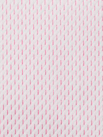 Steven Land Elite Men's Light Pink Textured French Cuff Cotton Dress Shirt