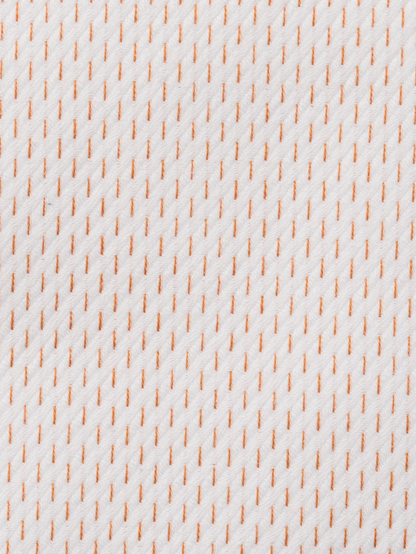 Steven Land Men's Golden Brown Textured French Cuff Spread Collar Dress Shirt