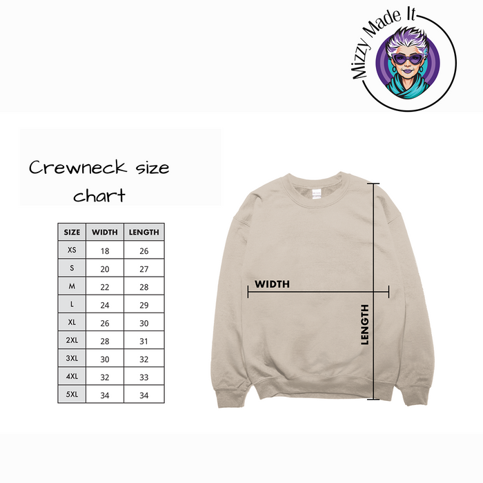 Suicide Prevention Awareness Embroidered Crewneck Sweatshirt