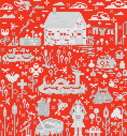 Swamp Magic | Pixel Charted | Ready To Ship