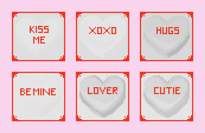 Sweet | Minis | Pixel Charted | Ready To Ship