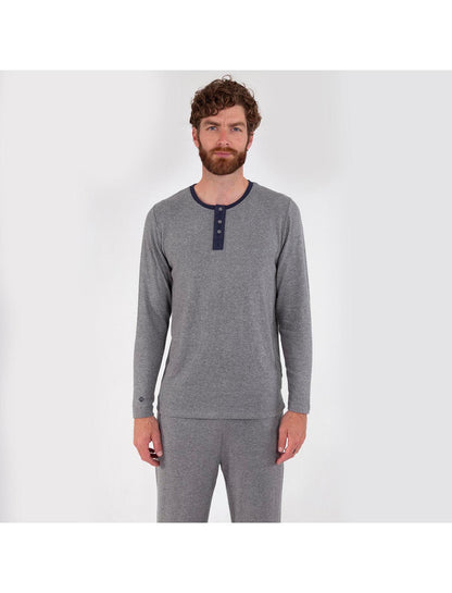 T-shirt manches longues Homme Gris