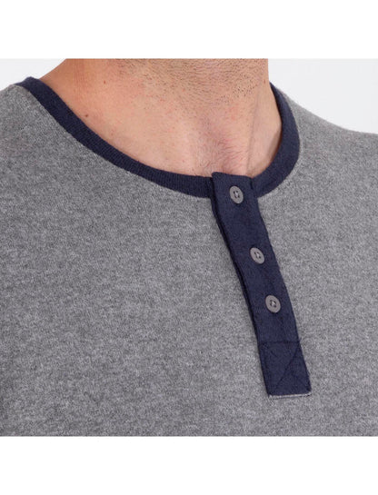 T-shirt manches longues Homme Gris