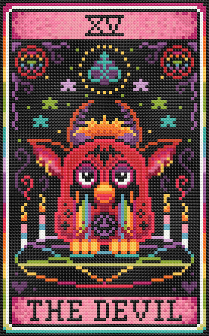 The Devil XV | Pixel Charted | Ready To Ship