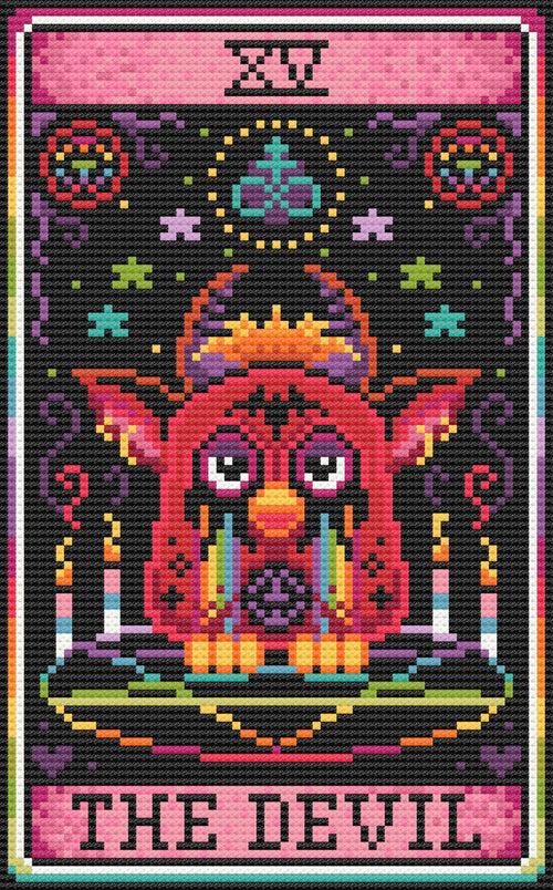 The Devil XV | Pixel Charted | Ready To Ship