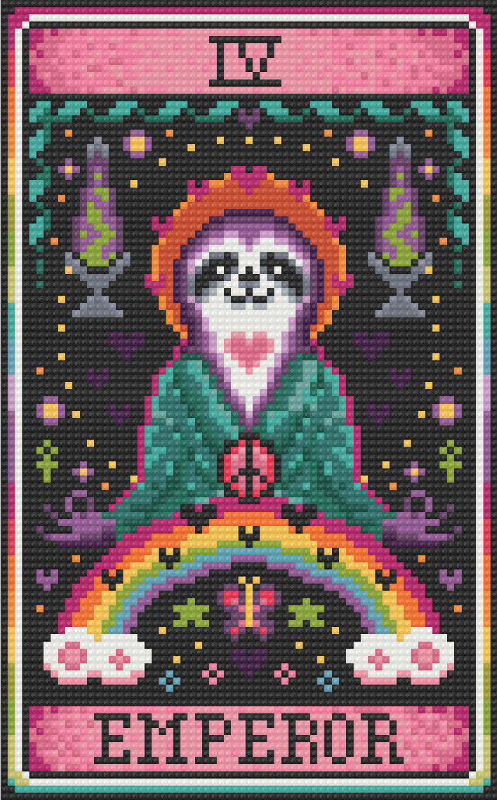 The Emperor IV | Pixel Charted | Ready To Ship