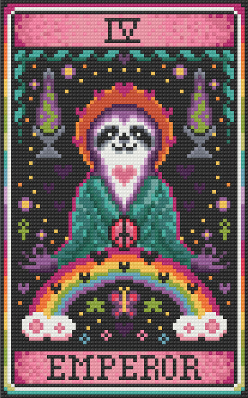 The Emperor IV | Pixel Charted | Ready To Ship