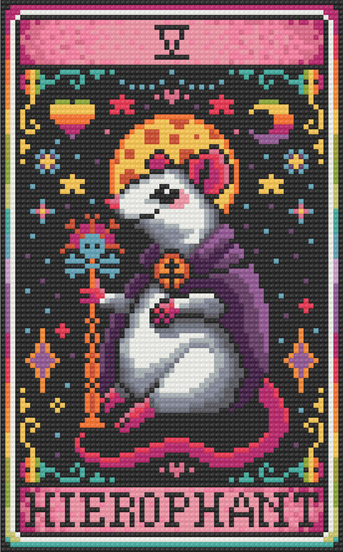 The Hierophant V | Pixel Charted | Ready To Ship