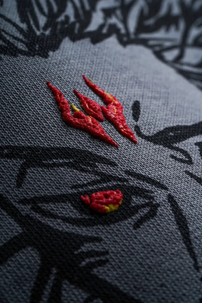 The Shibuya Incident – Anime Oversized Sweatshirt with Puff Print and Embroidery