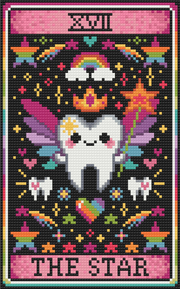 The Star XVII | Pixel Charted | Ready To Ship