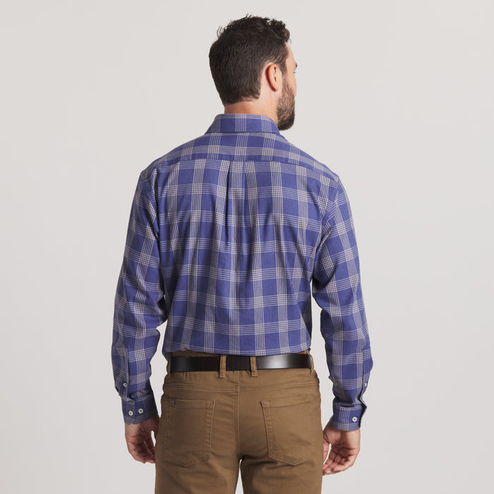 Dark Bluebonnet & Tan | On Model | Back